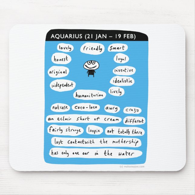 Mousepad aquarius (Frente)