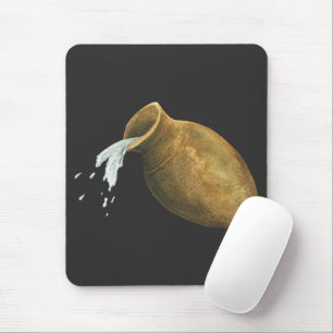 Mousepad Aquarius water bearer star sign zodiac astrologia