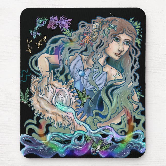 Mousepad Aquarius Zodiac (Frente)