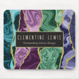 Mousepad Aquecedor de Aquarela de Peacock V1 Personalizável