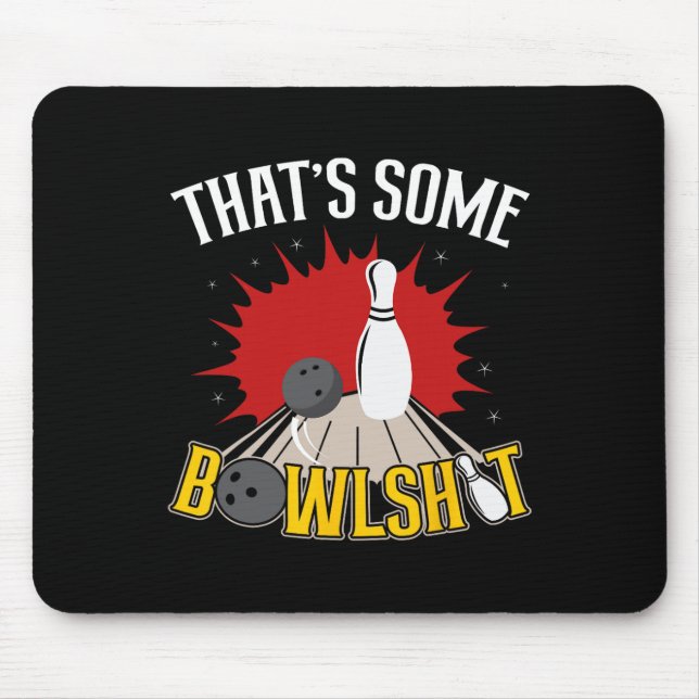 Mousepad Aquela é Alguma Bola Pinheiros de Bola de Boliche  (Frente)