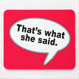Mousepad Aquele é o que disse camisas da bolha T da
