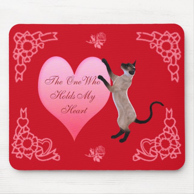 Mousepad Aquele Que Segura O Meu Pad De Mouse Cardíaco (Frente)