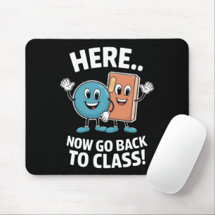 Mousepad Aqui Agora Volte Para A Aula Enfermeira Escolar Pr