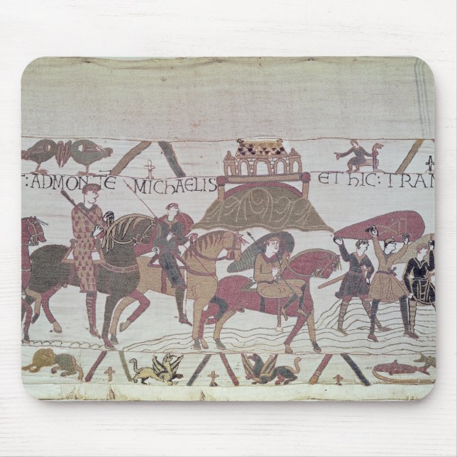 Mousepad Aqui cruzam o rio Couesnon (Frente)