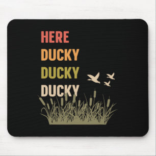 Mousepad Aqui Ducky Ducky Ducky Engraçado Pato Por Duck Hu