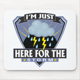 Mousepad Aqui para a Tempestade