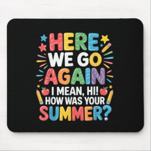 Mousepad Aqui, Vamos De Novo, Quero Dizer, Olá! Como Foi O