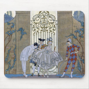 Mousepad Aquilégia, ilustração para "Fetes Galantes" pel