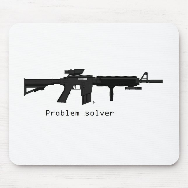 Mousepad AR-15 (design de AOM) (Frente)