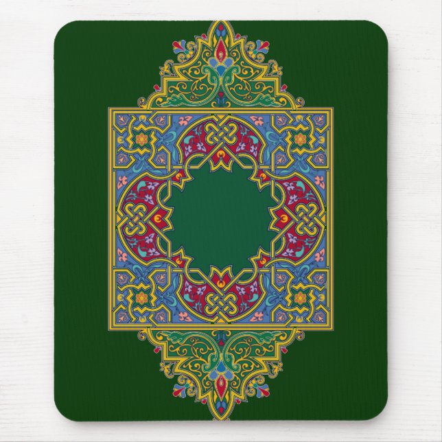 Mousepad árabe do teste padrão da arte (Frente)