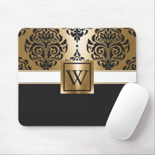 Mousepad Árabe Ouro e preto