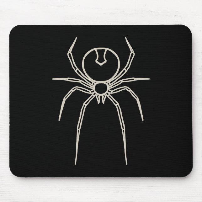 Mousepad Aranha - Bat Black e Bone White (Frente)