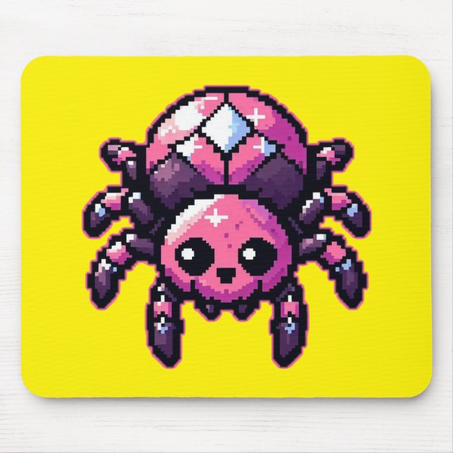 Mousepad Aranha-Pixel Cuja Pixel (Frente)