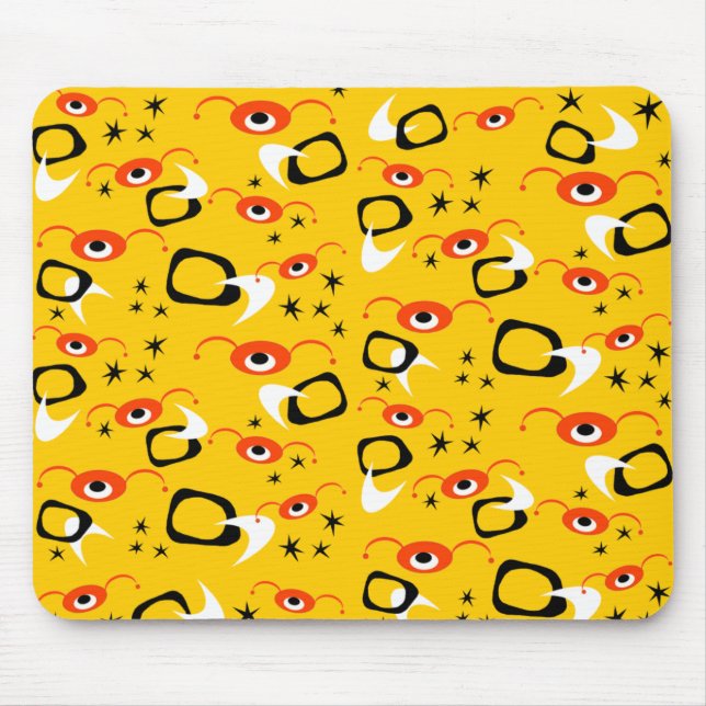 Mousepad Aranhas Atômicas Retro (Frente)