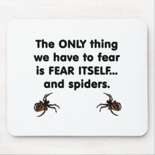 Mousepad Aranhas do medo próprio