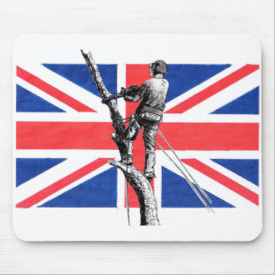 Mousepad Arb Arborist Árvore Cirurgião Chainsaw