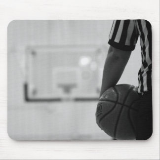 Mousepad Arbitre o tempo para fora (basquetebol) Mous preto