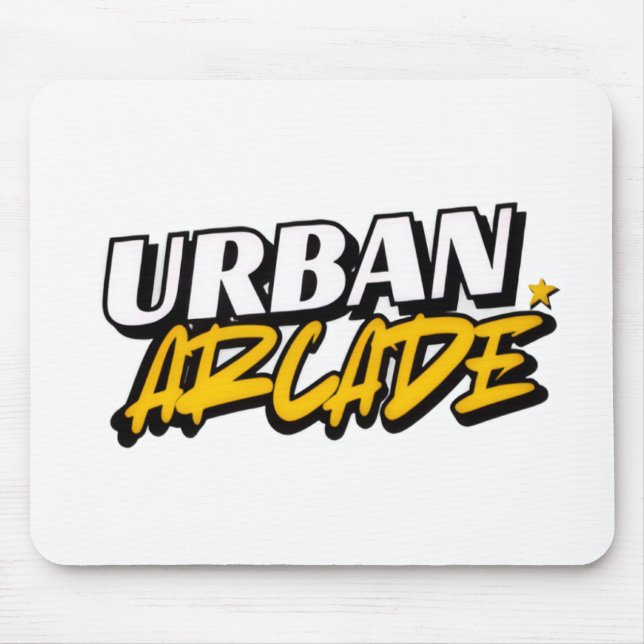 Mousepad Arcade Urbano de Jogos Retrô (Frente)