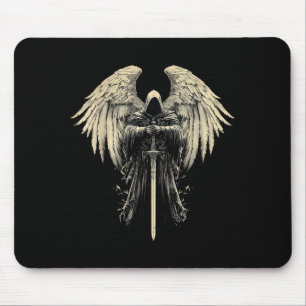 Mousepad Arcanjo Gabriel Anjo Cristão Guerreiro Católico