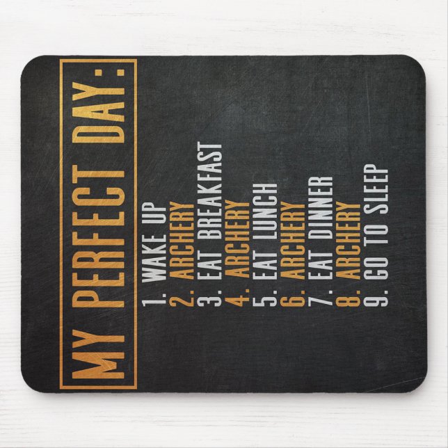 Mousepad Archery Perfect Day | Archery Blanket (Frente)