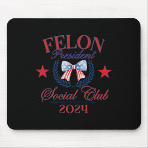 Mousepad Arco Americano Flag Felon Presidente Social Club 2