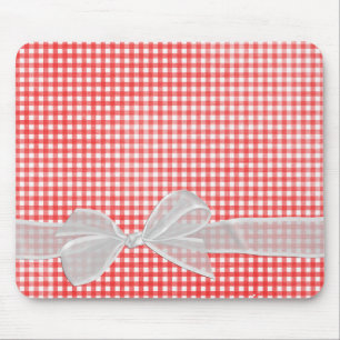Mousepad Arco Branco De Shea Em Gingham