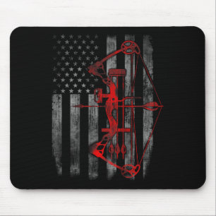 Mousepad Arco Caça à Bandeira Arqueiro Engraçado Presente d