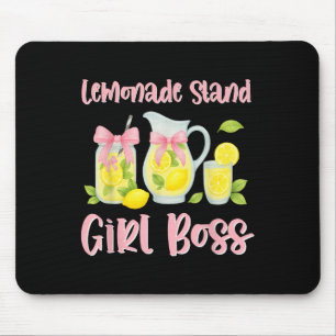 Mousepad Arco Coquette Lemonade Stand Girl Chefe Ceo Lemon