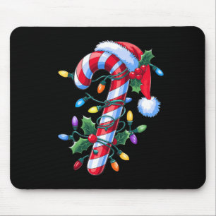 Mousepad Arco De Coquette Candy Cane É Um Bom Natal Para Mu