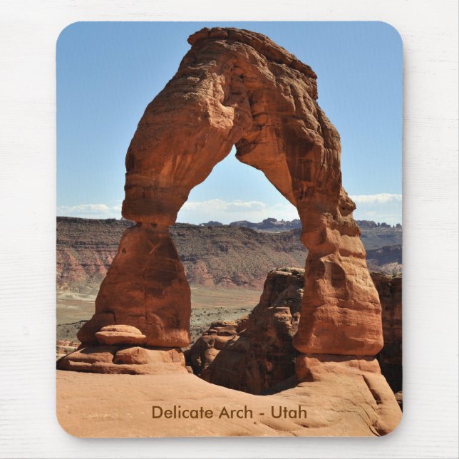 Mousepad Arco delicado - parque nacional dos arcos (Frente)
