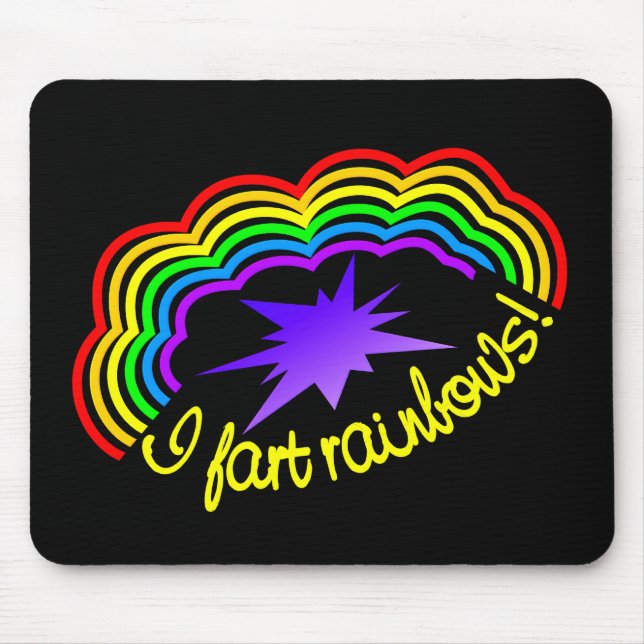 Mousepad Arco-Íris Farts (Frente)