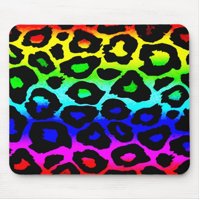 Mousepad arco-íris_leopardo_impressão alterado (Frente)