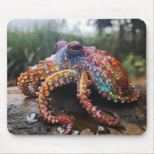 Mousepad Arco-íris Octopus