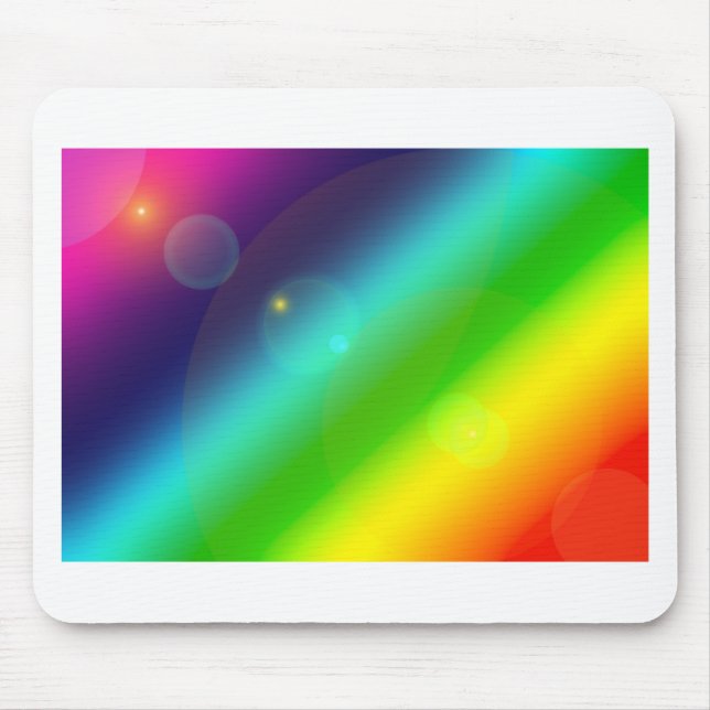 Mousepad arco-íris ombre (Frente)