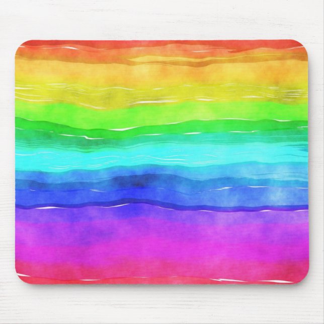 Mousepad Arco-Íris Pintado (Frente)