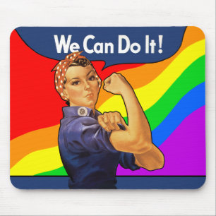 Mousepad Arco-íris Rosie