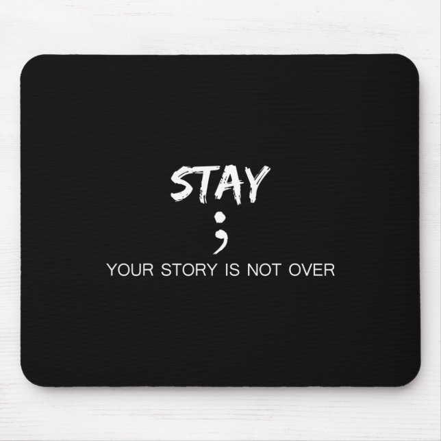 Mousepad Arco-Íris Sua história ainda não acabou. (Frente)