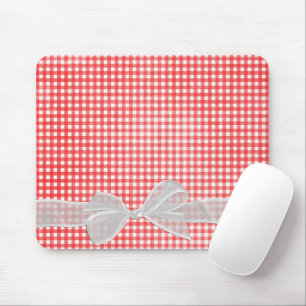 Mousepad Arco White Sheer Em Gingham
