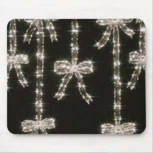 Mousepad Arcos Brilho Preto Branco