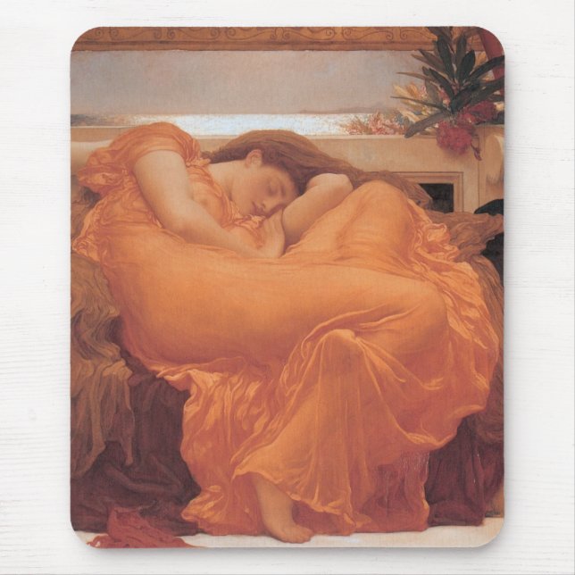 Mousepad Ardendo junho por Frederick Leighton (Frente)