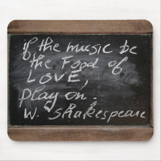 Mousepad Ardoise - citação de W. Shakespeare -