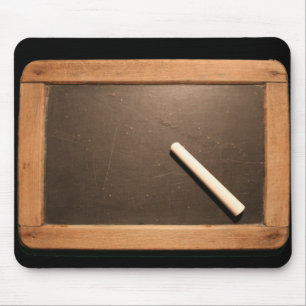 Mousepad Ardósia da escola do vintage de Ardoise com giz B