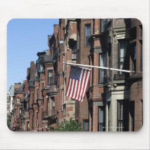 Mousepad Área traseira histórica da baía, Boston,