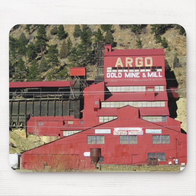 Mousepad Argo Dourado Mine & Mill, Idaho Primaveras, Colora (Frente)
