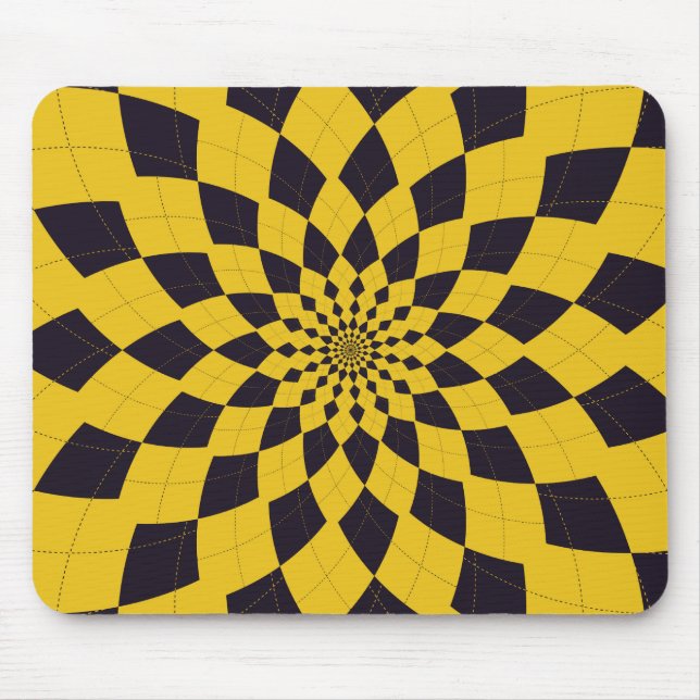 Mousepad Argyle estourou/flor - táxi (Frente)