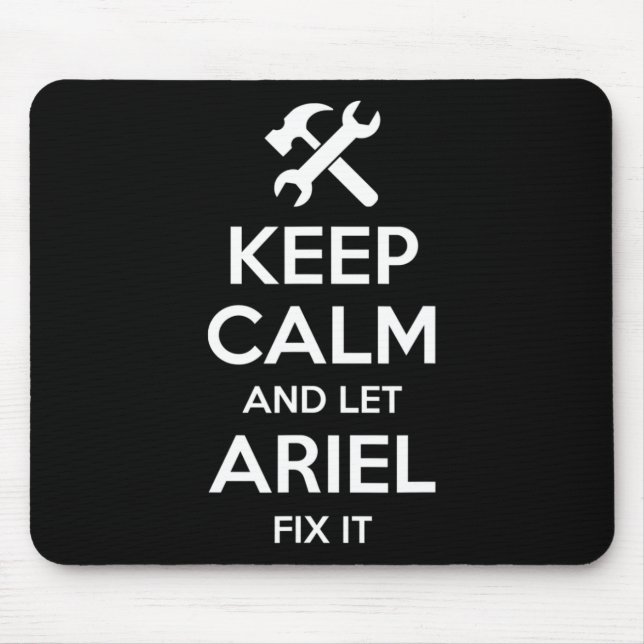 Mousepad Ariel Fix Cotação Engraçado Aniversário Personaliz (Frente)