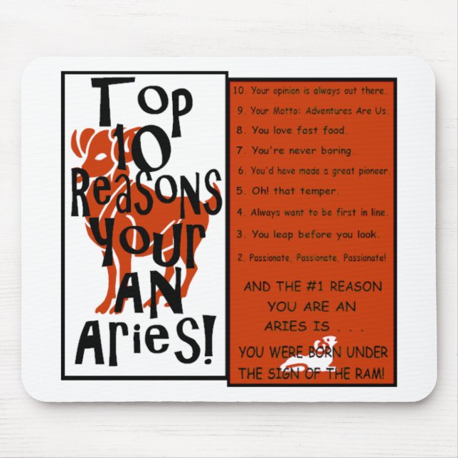 Mousepad Aries (Frente)