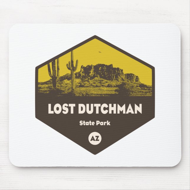 Mousepad Arizona do Parque Estadual do Dutchman Perdido (Frente)