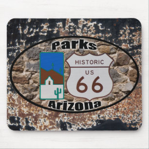 Mousepad Arizona histórica dos parques da rota 66 dos E.U.